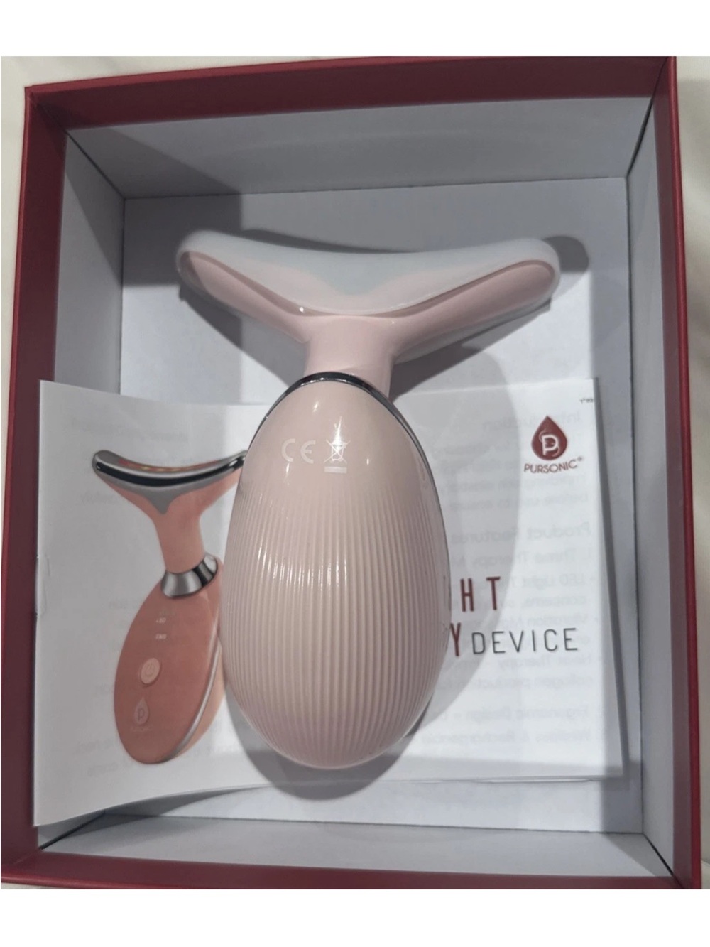 Red Light Therapy 7 Color Beauty Device for Face & Neck-